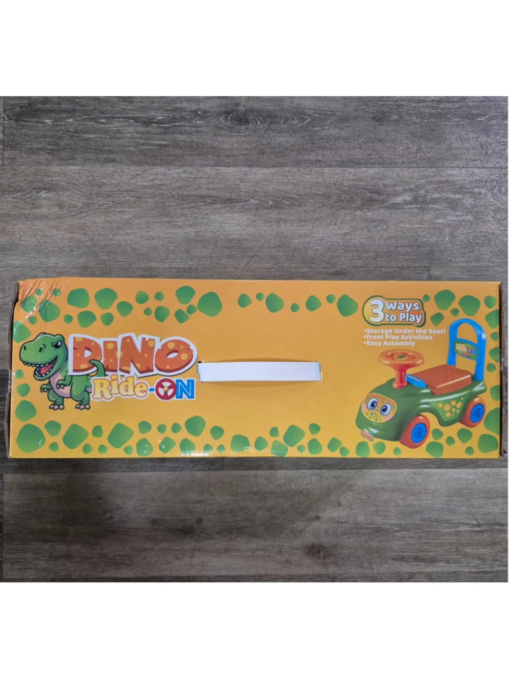 Rugged Racers Ride on Dinosaur Toy,Mini Buggy for Boys and Girls,Push and Pull